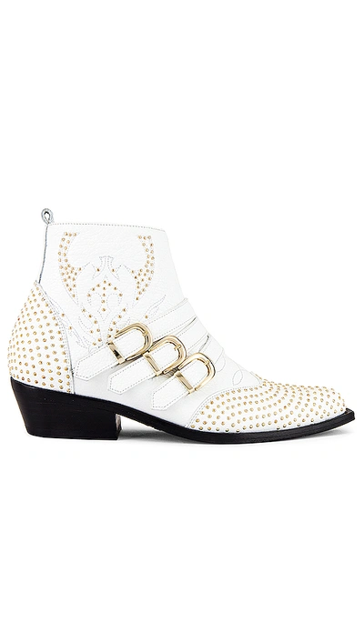 Anine Bing Penny Bootie In White | ModeSens
