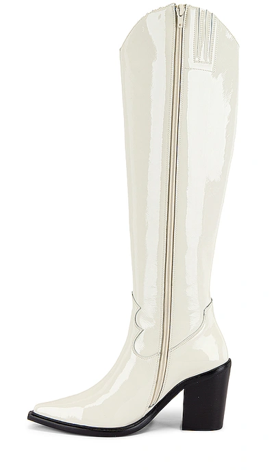 Shop Jeffrey Campbell Rumoured Boot In White Patent