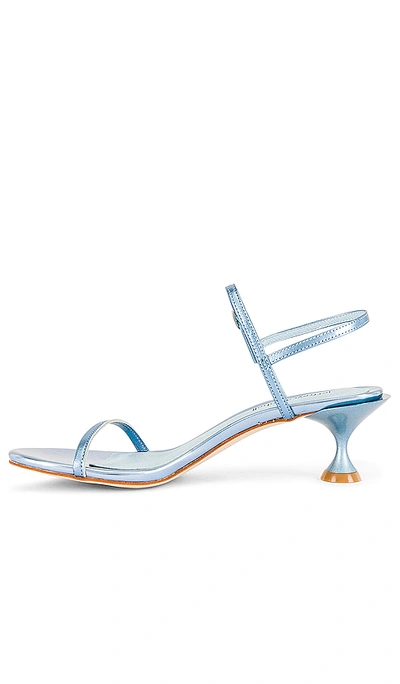 Shop Jeffrey Campbell Twlight Sandal In Blue Luster