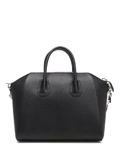 Shop Givenchy Medium Antigona Tote Bag In Black