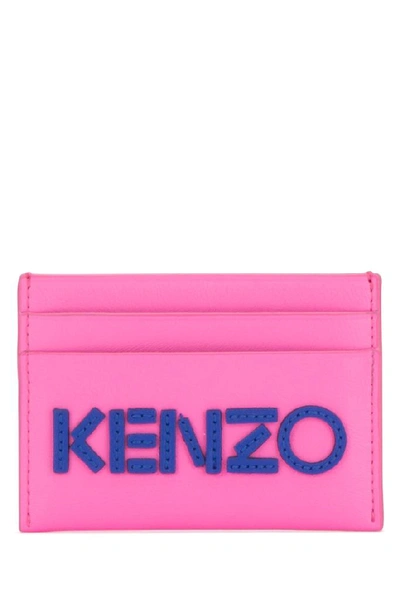 Shop Kenzo Logo Cardholder In Pink