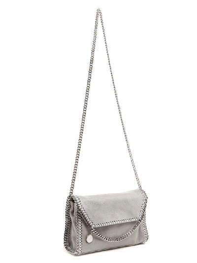 Shop Stella Mccartney Falabella Shoulder Bag In Grey