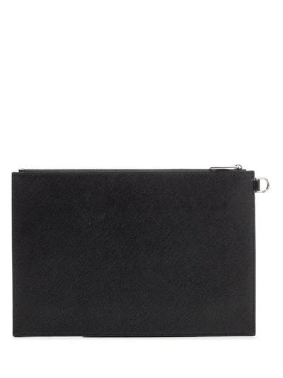 Shop Givenchy Logo Clutch Bag In Black