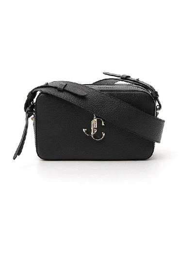 Shop Jimmy Choo Varenne Camera Bag In Black