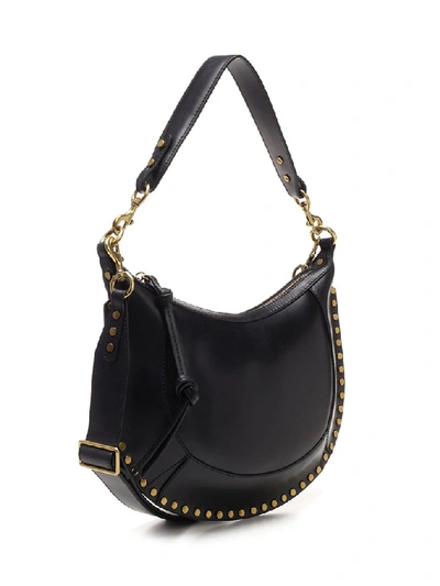 Shop Isabel Marant Naoko Studded Shoulder Bag In Black