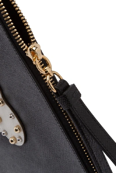 Shop Dolce & Gabbana Embellished Clutch Bag In 80999