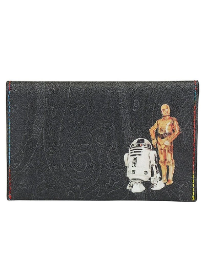 Shop Etro Star Wars Coin Purse In Multi