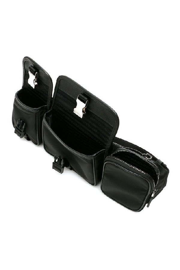 Prada Utility Belt Bag In Black | ModeSens