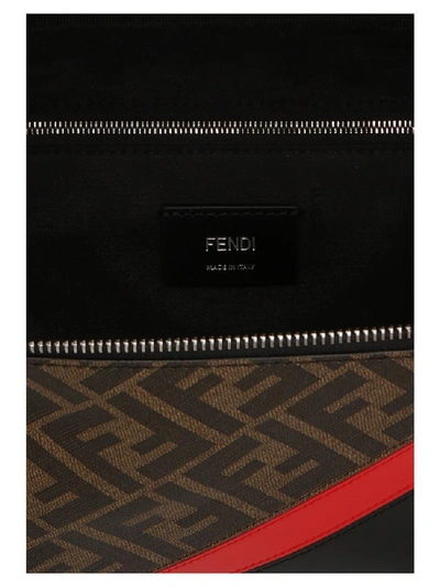 Shop Fendi Ff Diagonal Belt Bag In Multi