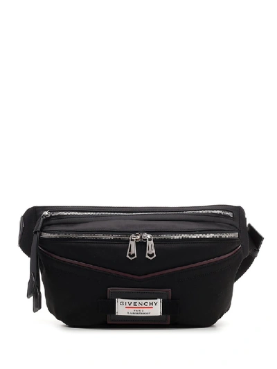 Shop Givenchy Downtown Logo Belt Bag In Black