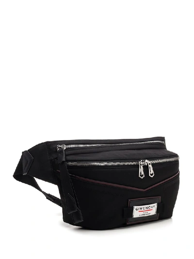 Shop Givenchy Downtown Logo Belt Bag In Black