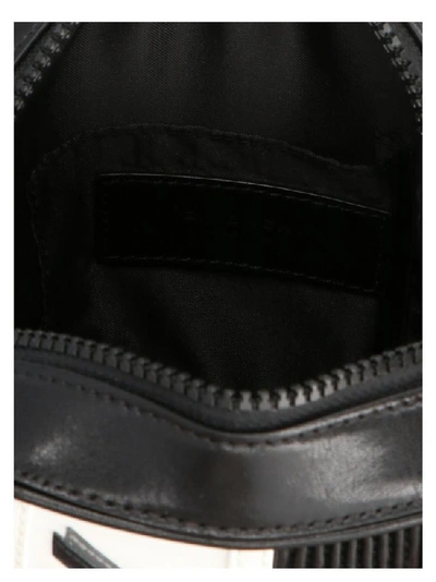 Shop Givenchy Mc3 Logo Stripe Crossbody Bag In Black