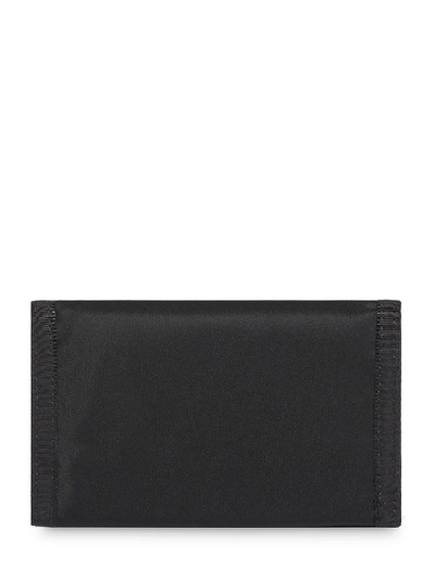 Shop Burberry Logo Travel Wallet In Black