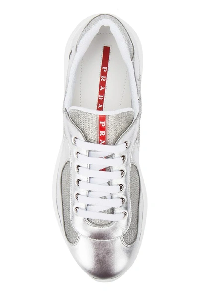 Shop Prada America's Cup Sneakers In Multi