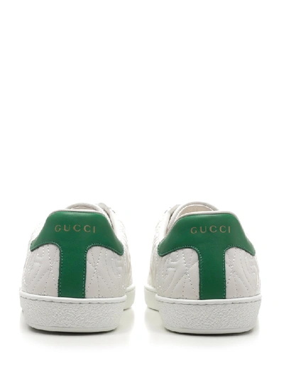 Shop Gucci Ace Sneakers In White