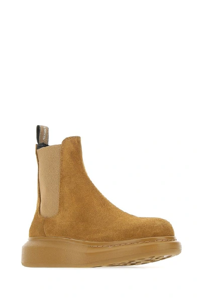 Shop Alexander Mcqueen Platform Chelsea Boots In 9821