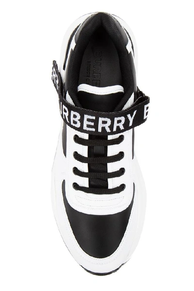 Shop Burberry Logo Detail Sneakers In Multi