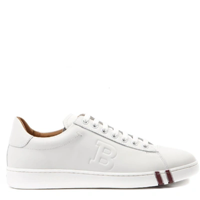 Shop Bally Asher Sneakers In White