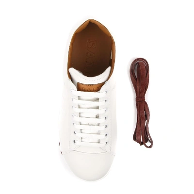 Shop Bally Asher Sneakers In White