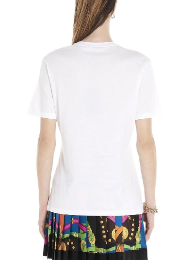Shop Versace Medusa Printed T In White