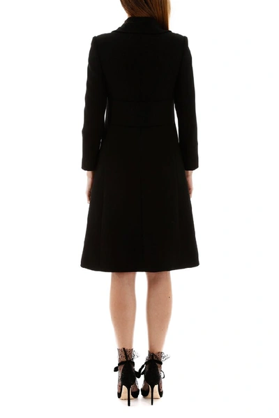 Shop Dolce & Gabbana Single Breasted Coat In Black