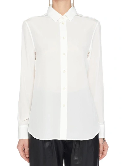 Shop Saint Laurent Classic Shirt In White