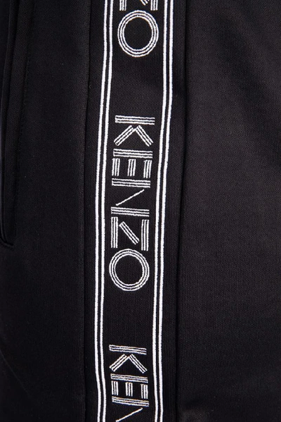 Shop Kenzo Drawstring Skirt In Black