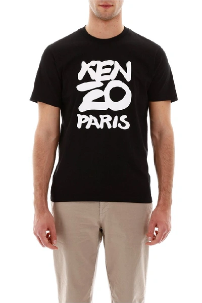 Shop Kenzo Logo T In Noir