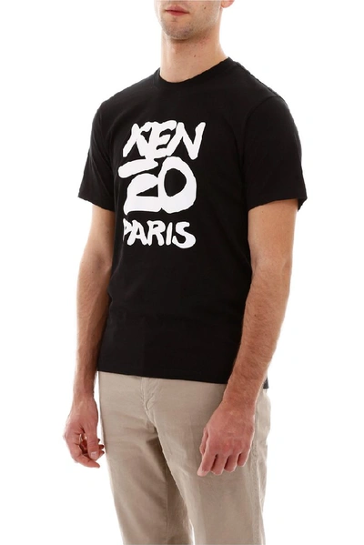 Shop Kenzo Logo T In Noir