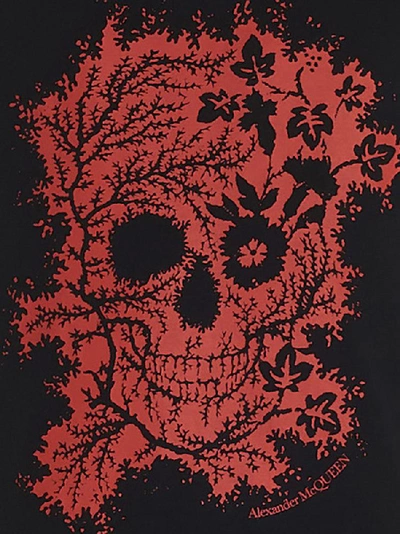 Shop Alexander Mcqueen Skull Printed T In Black