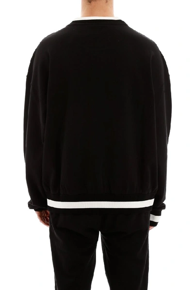 Shop Dolce & Gabbana Heritage Printed Sweatshirt In Black