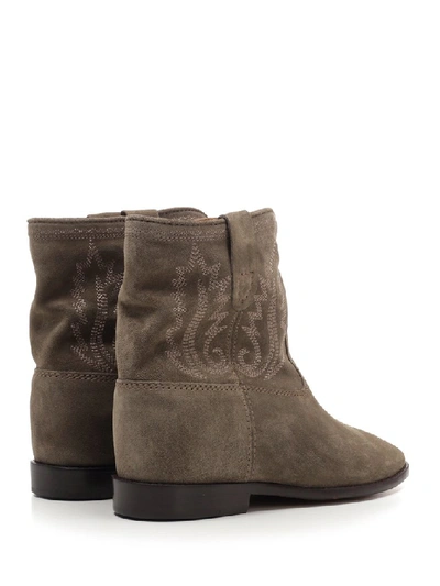 Shop Isabel Marant Crisi Boots In Green