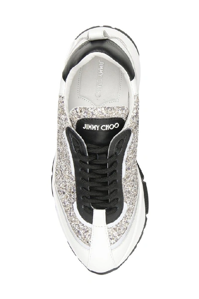 Shop Jimmy Choo Raine Glitter Sneakers In Multi