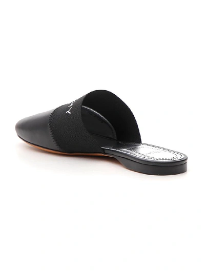 Shop Givenchy Bedford Logo Mules In Black