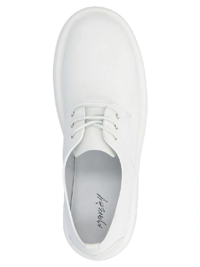 Shop Marsèll Low Top Lace Up Shoes In White
