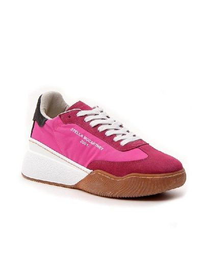 Shop Stella Mccartney Logo Sneakers In Pink