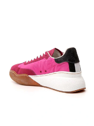 Shop Stella Mccartney Logo Sneakers In Pink