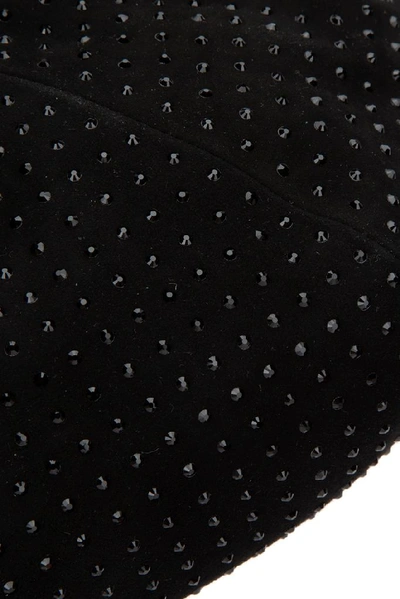 Shop Saint Laurent Studded Embellished Hat In Black