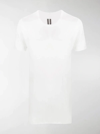 Shop Rick Owens Jersey Long-length T-shirt In White