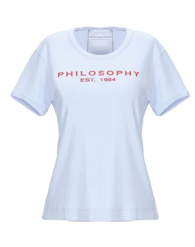 Shop Philosophy Di Lorenzo Serafini T-shirts In Lilac