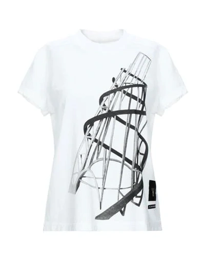 Shop Rick Owens Drkshdw T-shirt In White