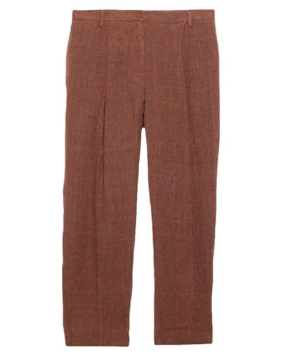Shop Barena Venezia Casual Pants In Brown