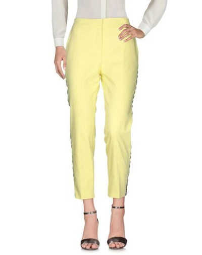 Shop Clips Pants In Yellow
