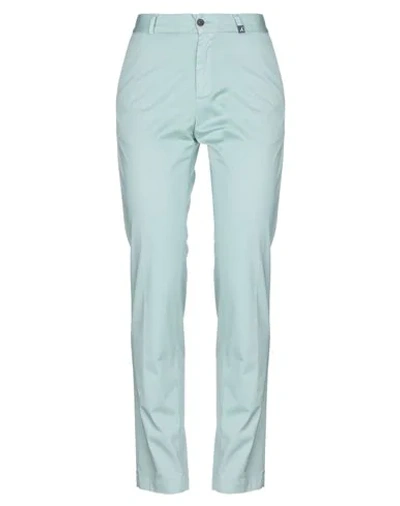 Shop Myths Casual Pants In Light Green