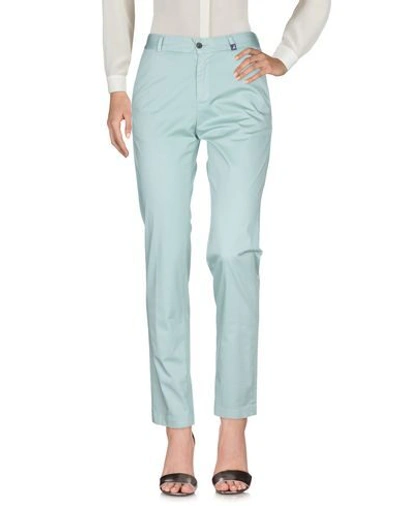 Shop Myths Casual Pants In Light Green