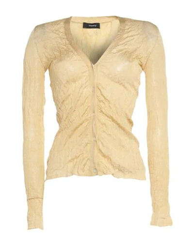 Shop Theory Cardigans In Beige