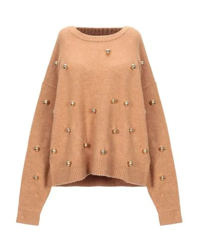 Shop Alice And Olivia Sweaters In Camel