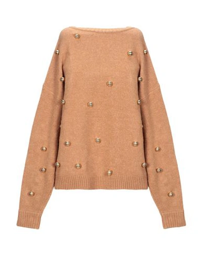 Shop Alice And Olivia Sweaters In Camel