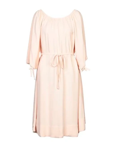 Shop French Connection Midi Dresses In Light Pink