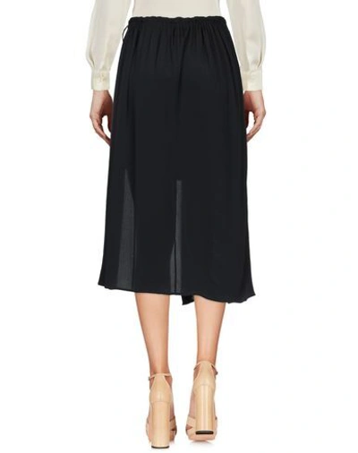 Shop Mauro Grifoni 3/4 Length Skirts In Black